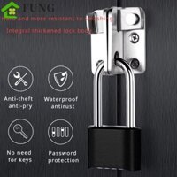 Ổ khóa kết hợp số FUNG, Khóa mật khẩu 4 chữ số chống gỉ an toàn, Vali khóa chống trộm bền bỉ chống thấm nước di động