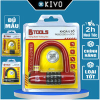 Ổ Khóa Mã Số Chống Trộm BTOOLS CAO CẤP CHÍNH HÃNG - Ổ Khóa Cửa Chống Cắt - Khoá Chữ U Chống Trộm Kivo