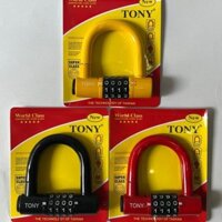 Ổ khoá mật mã 4 số tự chọn chữ U chống trộm, chống cắt Tonyon và Tony