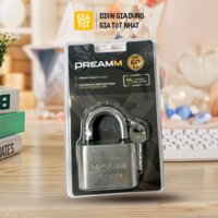 Ổ khóa Niken chống mưa, nước DREAMM 60 mm, siêu bền, bảo vệ chống khoan cắt.