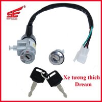Ổ KHÓA SE CHỐNG TRỘM XE MÁY HONDA DREAM 100CC DÒNG 2 CẠNH THƯƠNG HIỆU SE
