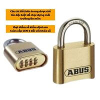 Ổ KHÓA SỐ ABUS 180IB/50mm CÓ CHÌA ĐỔI MẬT MÃ CHỐNG GỈ CHỊU MỌI THỜI TIẾT KHÓA CỬA CHÍNH HÃNG