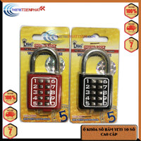 Ổ KHÓA SỐ BẤM YETI 10 SÔ CAO CẤP L116-40MM TAIWAN ( HÀNG CHÍNH HÃNG )