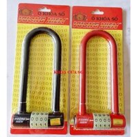 Ổ Khóa Số Chọn VƯƠNG NIỆM Chữ U, Chống Trộm Càng Dài 150mm 4 Số Thay Đổi Mật Khẩu Tùy Ý (Chính Hãng)
