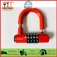 Ổ KHOÁ SỐ CHỮ U CAO CẤP CHỐNG TRỘM, KHÔNG CẦN CHÌA[ LOẠI 1 ]