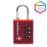 Ổ khoá số vali Msquare TSA007 nhựa ABS 3 số