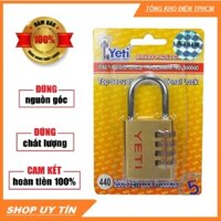 Ổ Khoá số vali số chọn YETI đồng thau chính hãng 440 4 vòng số (Sỉ inbox)