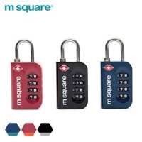 Ổ KHÓA SỐ VALI TSA007 MSQUARE 4 SỐ HỢP KIM CAO CẤP