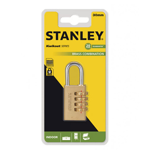 Ổ khoá Stanley S742-052 - 4 mã số, 30mm