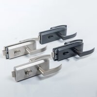Ổ Khóa Tay Nắm Cửa Kính Bằng Thép Không Gỉ Một Hoặc Hai Cửa Dễ Lắp Đặt