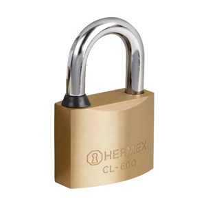 Ổ khóa treo thân đồng thau 60mm Hermex CL-60Q