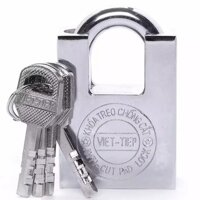 Ổ khóa treo Việt Tiệp hợp kim chống cắt trắng - 12mm - 01602