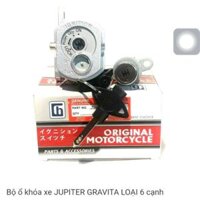 Ổ khóa từ Jupiter Gravita 6 cạnh (chống trộm cho dòng Yamaha Jupiter, có khóa yên Châu Hưng Chiau Hung