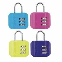 Ổ khóa vali Master Lock 4670 DCOL có nhãn ghi thông tin cá nhân - MSOFT
