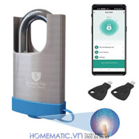 Ổ khoá vân tay cửa cổng chống cắt chống nước cao cấp kèm chìa điện tử Exsmith EPL365
