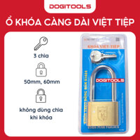 Ổ Khóa Viêt Tiệp Càng Dài, Khóa Treo Đồng Bấm 01624, Khóa Việt Tiệp Chính Hãng, Khóa Cửa Việt Tiệp