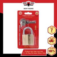 Ổ Khoá Việt Tiệp Loại Nhỏ 57 x 36 Ống Phi 6mm Khoá Chìa