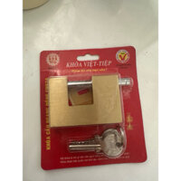 ổ khoá Việt Tiệp Ngang mạ đồng CN974( chính hãng)