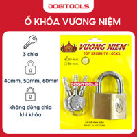 Ổ Khóa Vương Niệm Bấm Không Cần Chìa Đồng Thau Chìa Hỏa Tiễn 40mm 50mm 60mm, Khóa Cửa Cổng Nhà