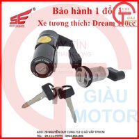 Ổ KHÓA XE CHỐNG TRỘM XE MÁY HONDA DREAM 110CC ,KHÓA 2 CẠNH THƯƠNG HIỆU SE