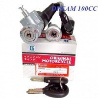 Ổ Khoá Xe Dream 6 Cạnh, Khoá Điện Xe Dream có yên (khóa sáu xe Honda khóa) Châu hưng chiau hung