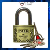 Ổ khóa ZORO 6 phân bông lúa,chìa đạn, càng ngắn - khóa bấm không cần chìa,Ổ Khóa chống trộm