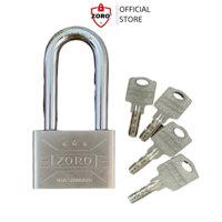 Ổ khóa ZORO 6 phân càng dài,chìa muỗng - khóa bấm không cần chìa, ổ khóa càng dài chống cắt