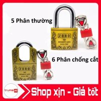 Ổ khóa Zoro BÔNG LÚA 5 phân THƯỜNG - 6 phân CHỐNG CẮT