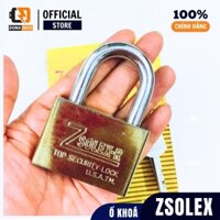 Ổ Khóa Zsolex Chống Cắt Bằng Thép Đúc Nguyên Khối Usa Loại Lớn 60X80mm Có Kèm 4 Chìa Khóa