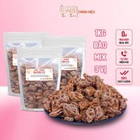 Ô Mai Đào Bao Tử Xí Muội Mix 3 Vị Chuẩn Chua - Cay - Ngọt Loại Không Hạt | 1kg