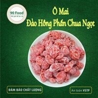Ô Mai Đào Hồng Phấn chua ngọt 90 Food túi Zip 500G - 1000G thơm ngon nhức nách