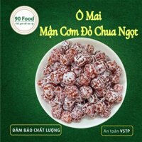 Ô Mai Mận Cơm Đỏ chua ngọt 90 Food túi Zip 500G - 1000G thơm ngon nhức nách