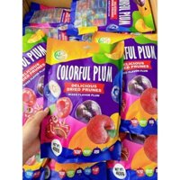 Ô Mai Xí Muội 5 vị COLORFUL PLUM 408g, Ô mai mix vị trái cây dẻo giòn chua ngọt