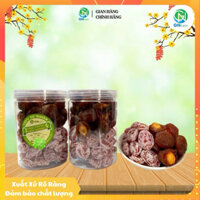 Ô Mai Xí Muội Đào Hồng Mix Táo Chẻ Ô Mai Đào Bao Tử Không Hạt Chua Ngọt Ăn Là Thích - 500g