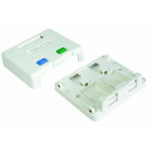 Ổ mạng nổi 2 port DINTEK – Surface mount box 1301-02013