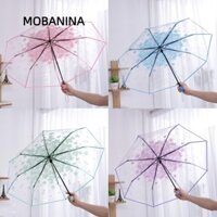 Ô MOBANINA, Ô dù trong suốt bằng nhựa, Ô dù hoa anh đào dày dễ thương