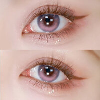 [O] [Munkuz] Cặp 2 kính áp tròng JEWELENS màu tím hồng cosplay thời trang