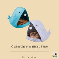 Ổ nệm cho mèo hình cá heo dễ thương