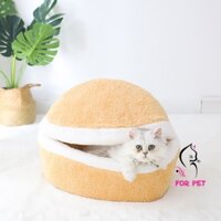 Ổ NỆM - GIƯỜNG NGỦ THÚ CƯNG HÌNH VỎ SÒ VẢI SIÊU MỊN