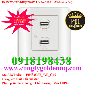 Ổ sạc cổng USB Zencelo Series E8432USB