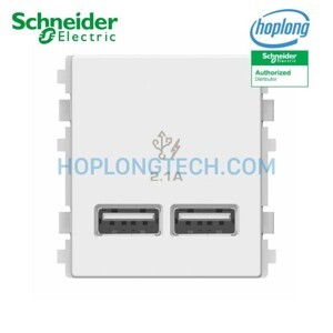 Ổ sạc USB 2.1A đôi Schneider 8432USB_BZ