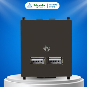 Ổ sạc USB 2.1A đôi Schneider 8432USB_BZ