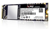 Ổ SSD Adata XPG SX6000 512Gb PCIe Gen3x2 M.2 2280 (đọc: 1000MB/s /ghi: 800MB/s)