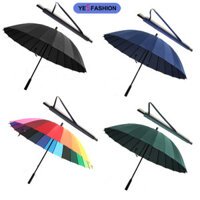 Ô Tay Cầm Dài Yesfashion, Ô Thẳng Cho Mưa Và Tỏa Sáng, Thời Trang 24 Sườn Gậy Chống Gió Ô Kích Thước Lớn Bằng Tay Cho 2-3 Người