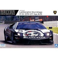Ô TÔ - AOSHIMA - 00717 - 1/24 MÔ HÌNH XE OTO LAMBORGHINI MURCIELAGO R-SV 2010 GT1 SPA #25