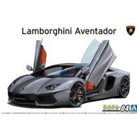 Ô TÔ - AOSHIMA - 05864 - 1/24 MÔ HÌNH XE OTO `11 LAMBORGHINI AVENTADOR