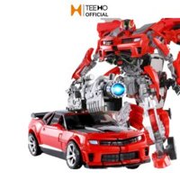 Ô tô biến hình robot bumblebee siêu nhân transformer Teemo XE 03