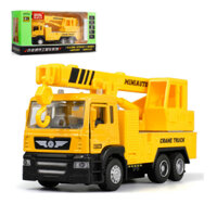 Ô tô cẩu móc mô hình tỉ lệ 1:50 bằng hợp kim nhựa xe đồ chơi trẻ em có âm thanh và đèn