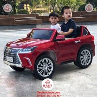Ô tô điện cho bé Lexus LX 570 bản quyền 2 chỗ ngồi tải trọng lớn, 1-10 tuổi