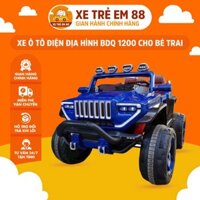 Ô Tô Điện Địa Hình BDQ 1200, 2 Động Cơ Mạnh Mẽ, 2 Chỗ Ngồi, Thiết Kế Mạnh Mẽ Cho Bé Trai Vận Động